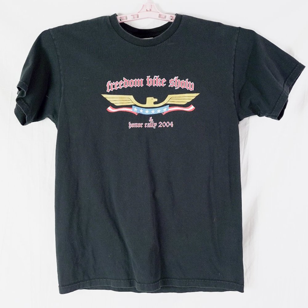 Freedom Bike Show and Honor Rally 2004 T Shirt Size L